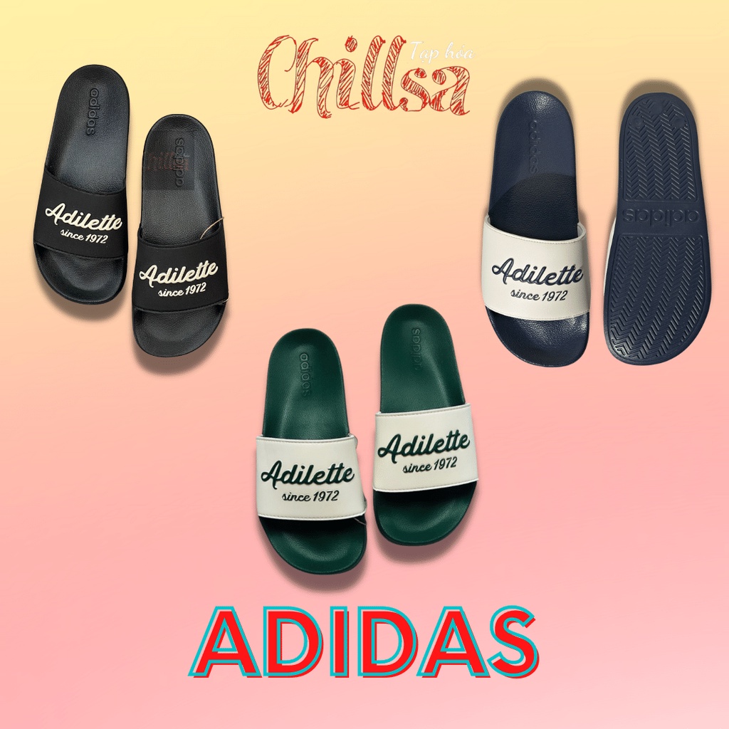 Dép ADIDAS ADILETTE BẢN LIMITED 1972  Authentic mang êm chân, bền đẹp GW8749 GW8748 GW8747
