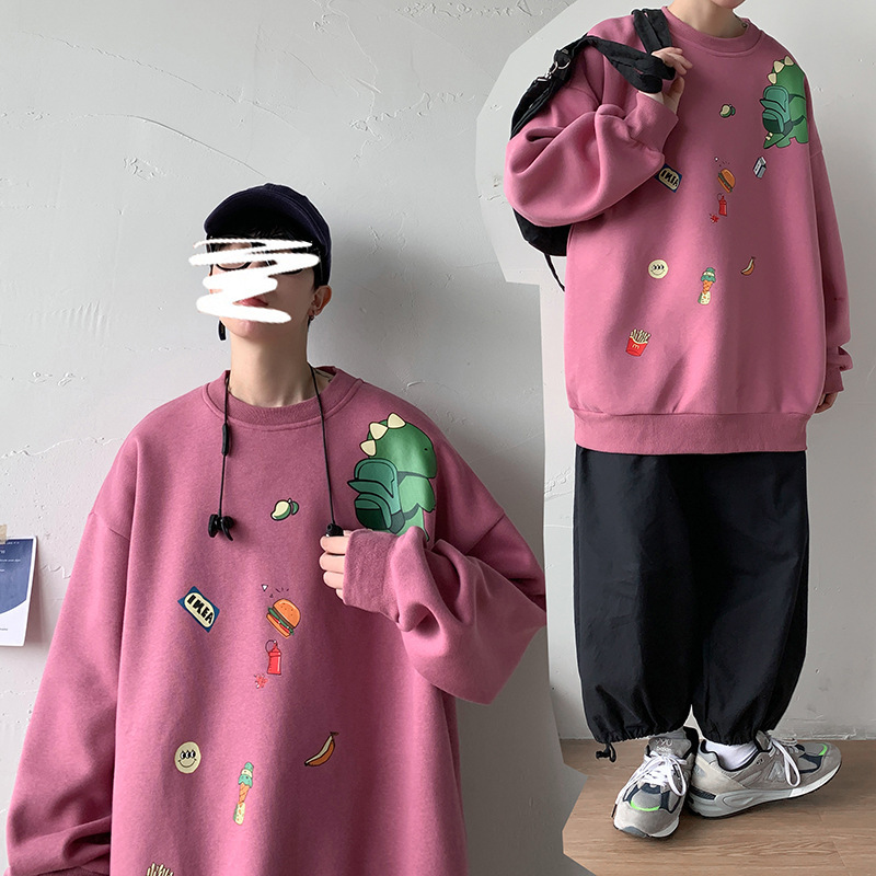 Áo Nỉ Nam Dài Tay Cổ Tròn Thời Trang Hàn | BigBuy360 - bigbuy360.vn