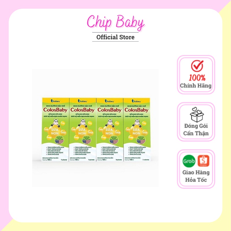 [1 thùng] Sữa Bột Pha Sẵn ColosBaby 110ml/180ml (date mới)