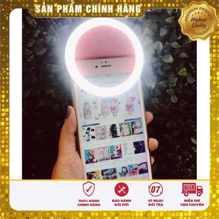 Đèn led tròn chụp ảnh cho điện thoại dạng kẹp Selfie Ring Light