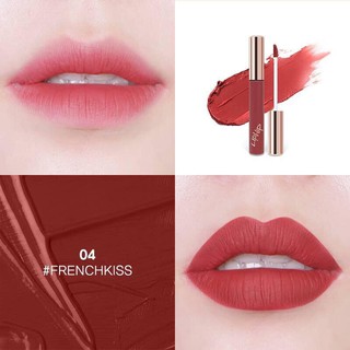 Son kem Lip Hip Hàn Quốc 04 French Kiss Đỏ san hô