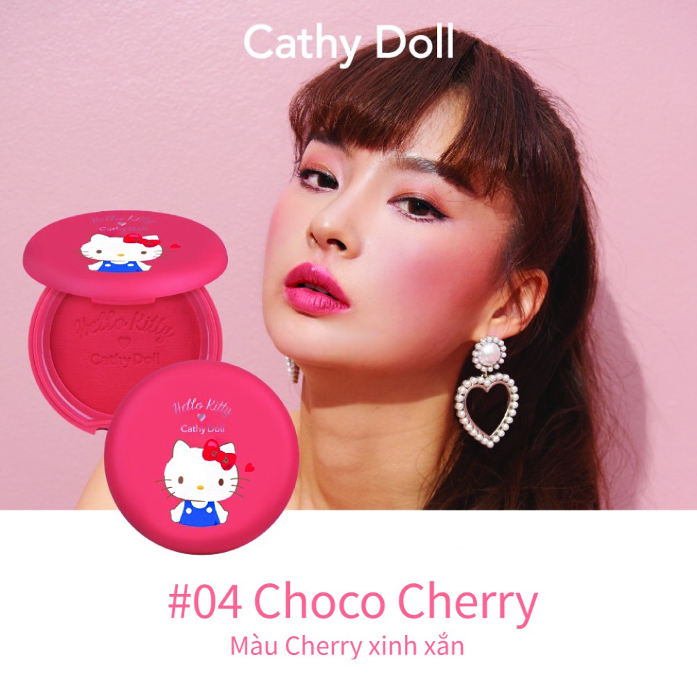 Phấn Má Hồng Hello Kitty Cathy Doll Cotton Shine Blusher 6.5g