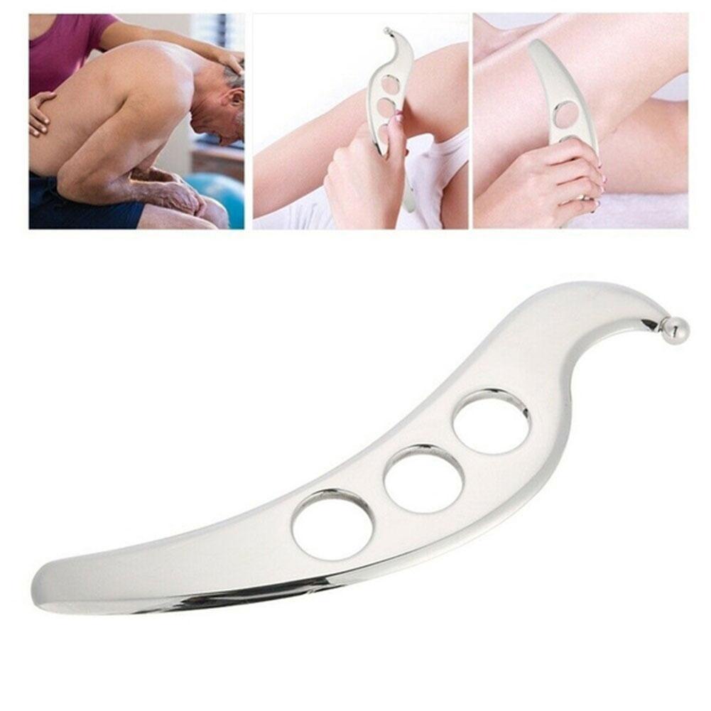 [Hàng mới về] Dụng cụ cạo gió mát xa chăm sóc da bằng thép không gỉ U0R2