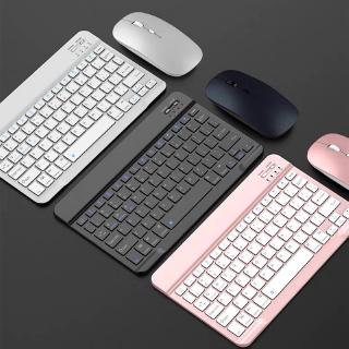 Mini Bluetooth Bàn Phím Và Chuột Không Dây Cho iPad Apple iPhone Máy Tính Bảng Android Điện Thoại Thông Minh Windows iOS Size 7 "8" 9 "10"