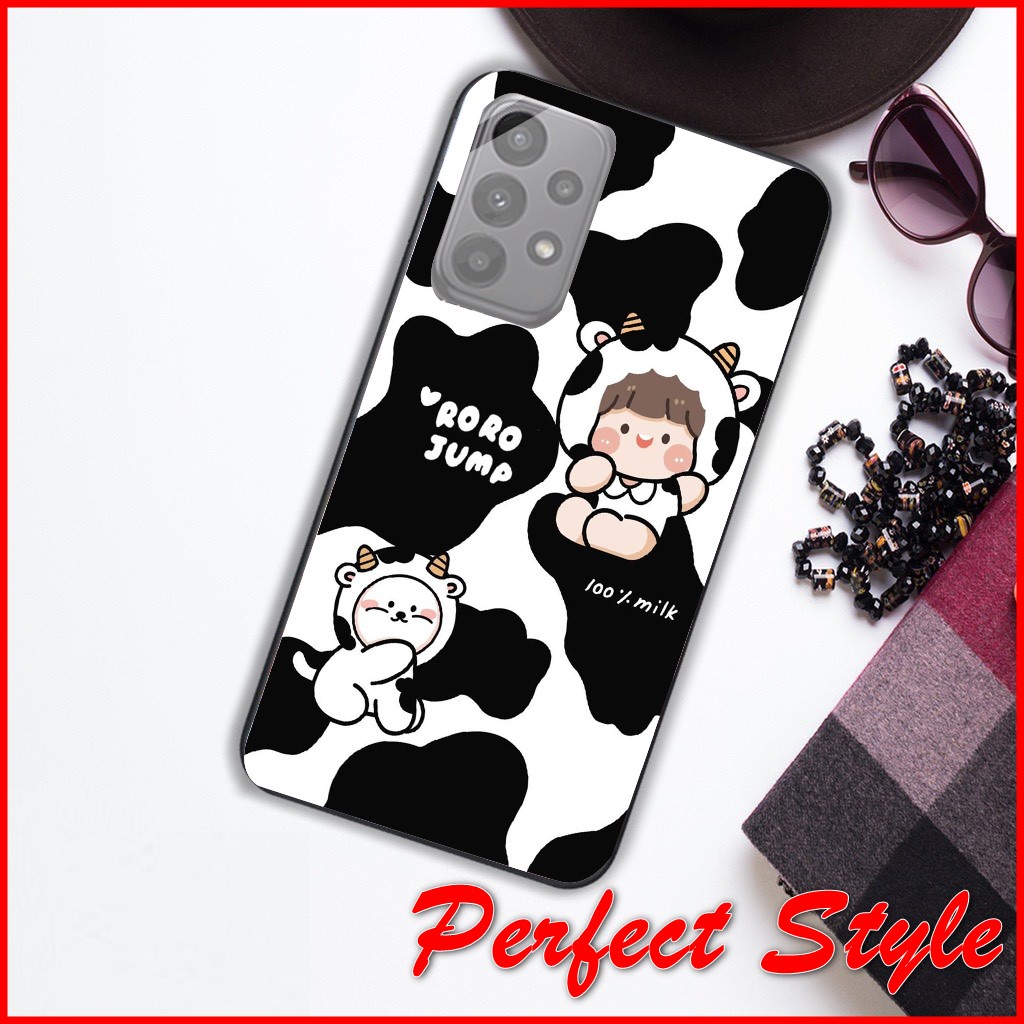 Ốp lưng phủ bóng bò sữa Samsung galaxy A24 A34 A54 A14 A04e A04 A04s A03 A13 A23 A33 A53 A73 M33 M53 M52