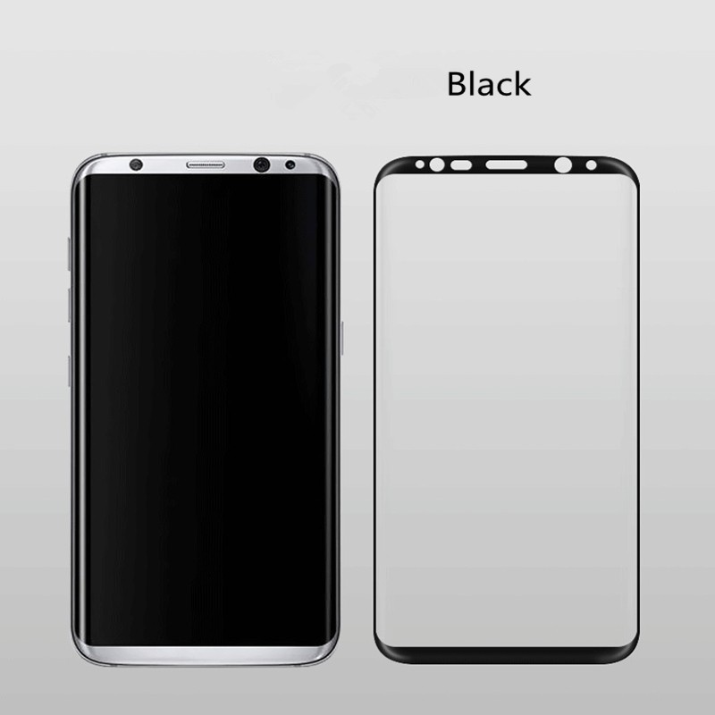 Mew 3D Hot Bend HD tempered Glass For Samsung S8 S9 Plus Note8 Curved Screen protector