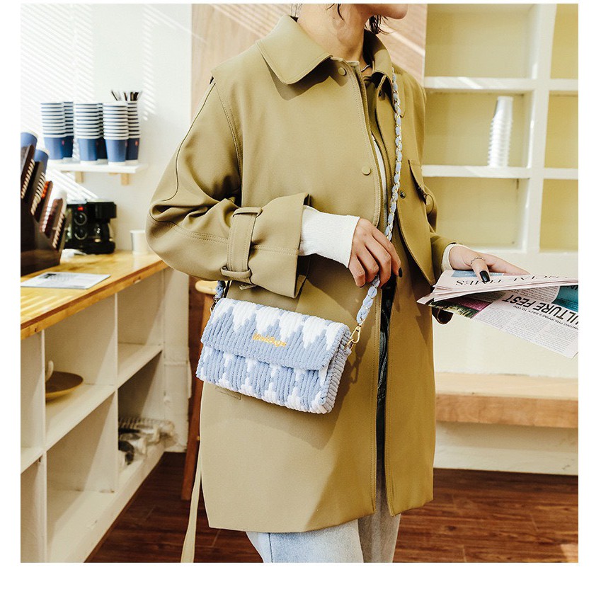 Túi Handmade Hình Răng Cưa ❤️ Ebi Store - Freeship ❤️ Set nguyên liệu tự đan túi DIY