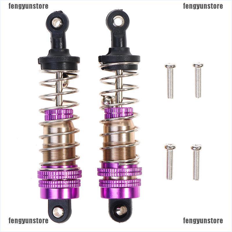 Set 2 phuộc giảm xóc trước và sau bằng kim loại cho xe Wltoys 124019 144001 RC
