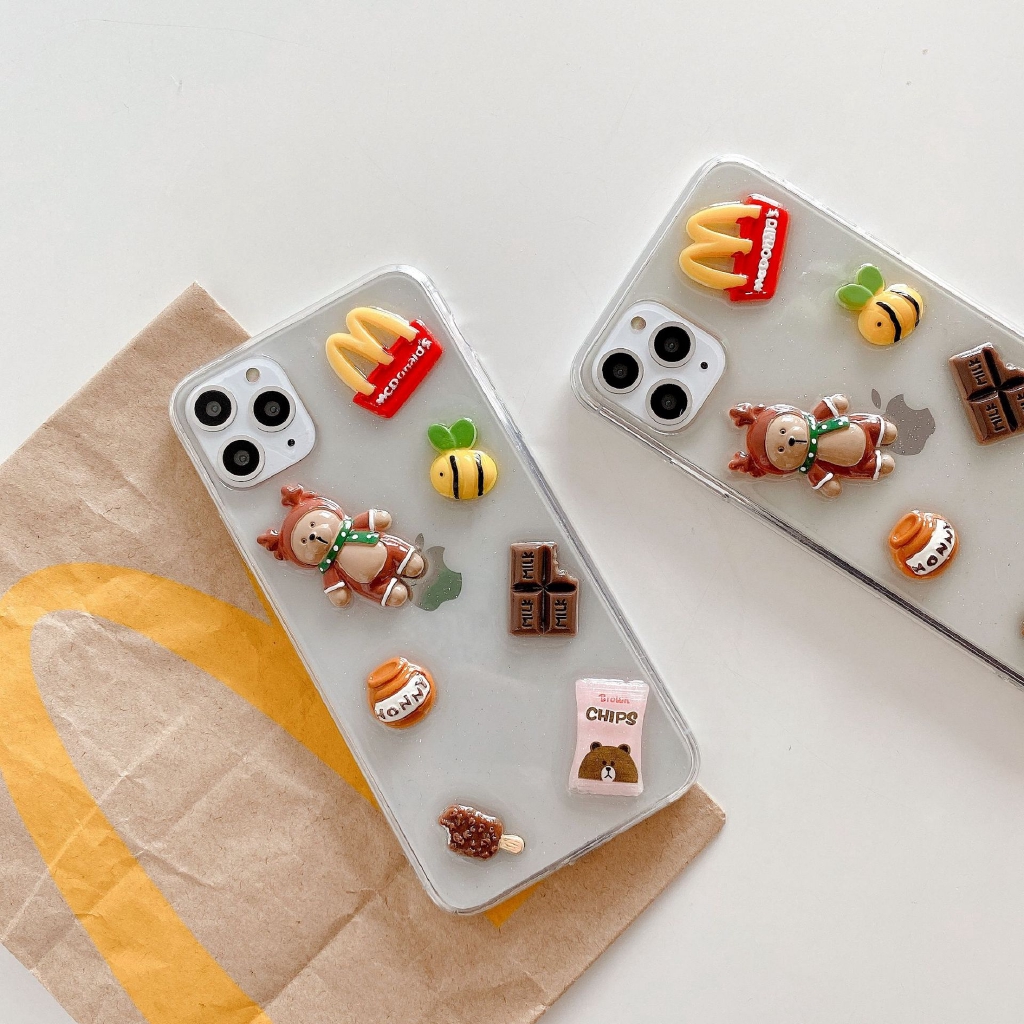 Ốp Điện Thoại Hình Bánh Quy Sô Cô La Cho Iphone 11 Xs 7 / 8 Plus Xr | BigBuy360 - bigbuy360.vn