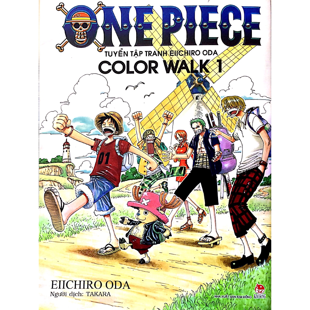 Sách - One Piece Color Walk 1 - Tuyển Tập Tranh Eiichiro Oda