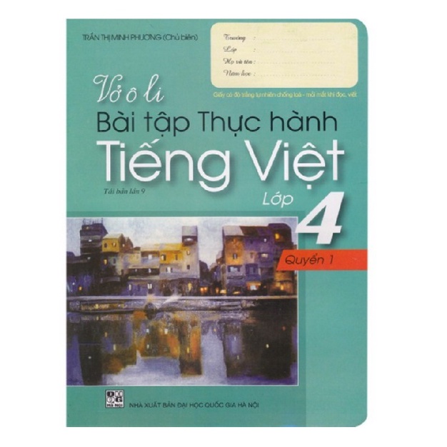Sách - Vở Ô Li Bài Tập Thực Hành Tiếng Việt Lớp 4