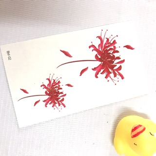 Hình xăm dán hoa bỉ ngạn BM-02 10x6cm_ mua 5 tặng 1 tattoo xinh