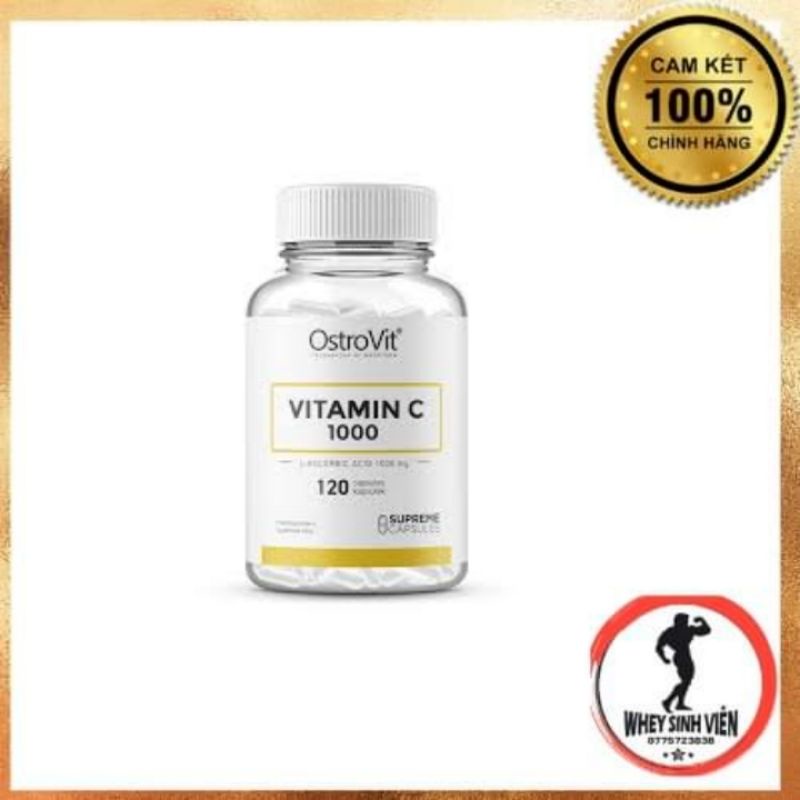 Ostrovit Vitamin C 1000mg - viên uống tăng cường sức khỏe, đề kháng - 250 viên tại WHEYSINHVIEN.COM