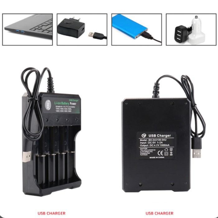Bộ Sạc Pin 18650 Điện Năng 3,7V Chuyên Nghiệp Đa Năng Tiện Dụng Trên Ô Tô SP01-TOOSTORE