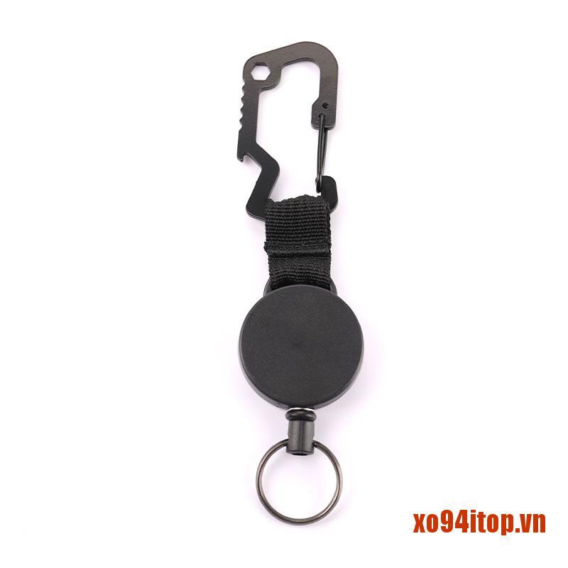 Xotop Móc Khóa Có Thể Thu Gọn Bằng Kim Loại Với Dây Thép Đa Năng