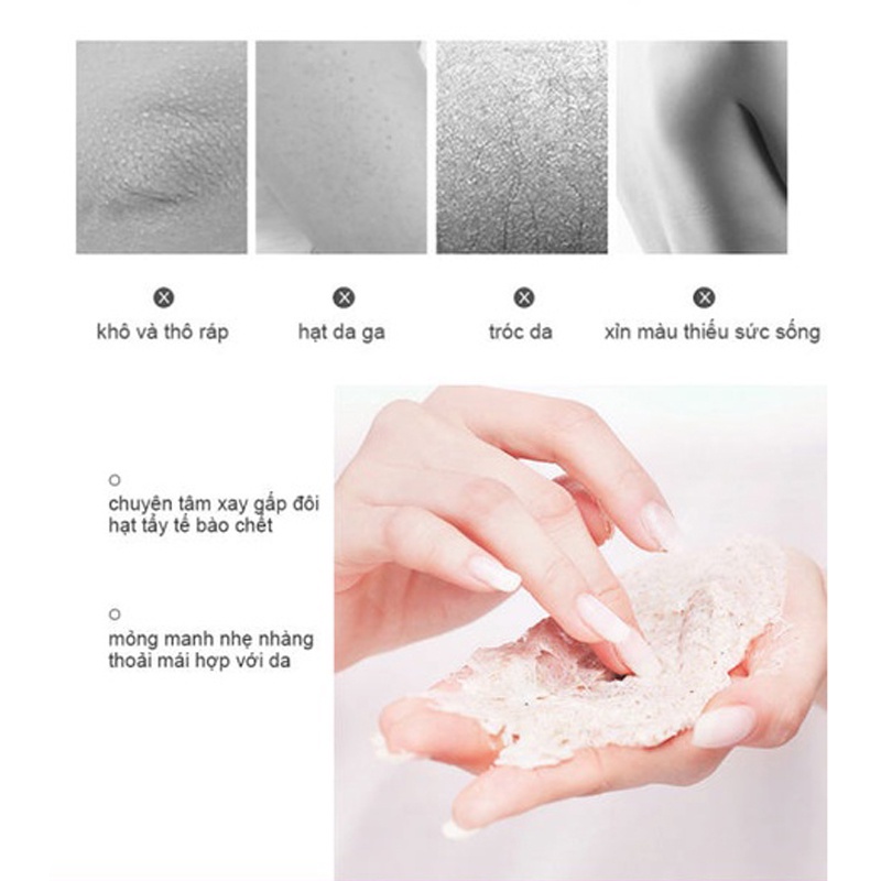 Tẩy da chết body 250g tẩy tế bào chết cơ thể YZKMSKIN làm trắng da toàn thân Làm cho da mịn màng và mềm mại | BigBuy360 - bigbuy360.vn