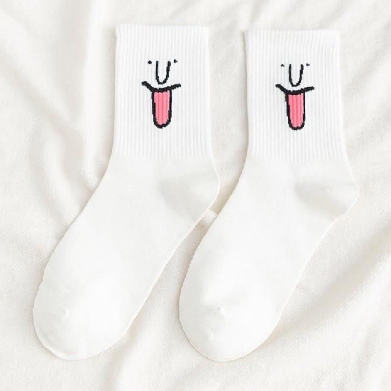 Vớ FACE SOCKS dễ thương, đầy đủ màu sắc