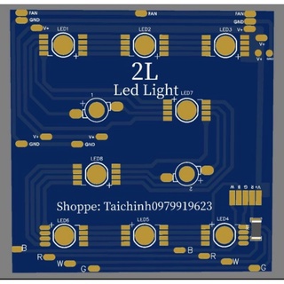 mạch hàn led wrgb 4 in 1