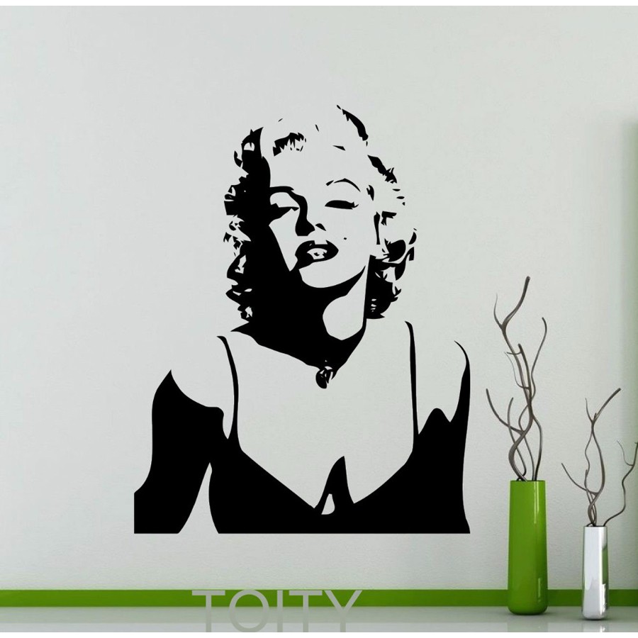 Tranh Dán Tường Hình Marilyn Monroe 5 Kiểu