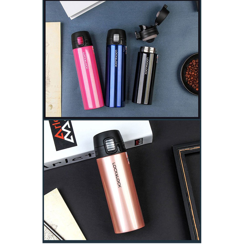 Bình Giữ Nhiệt Lock&amp;Lock Colorful One Touch Tumbler LHC3221 [330ML]