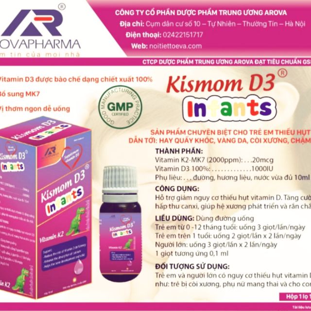 KISMOM D3 Vitamin D3
