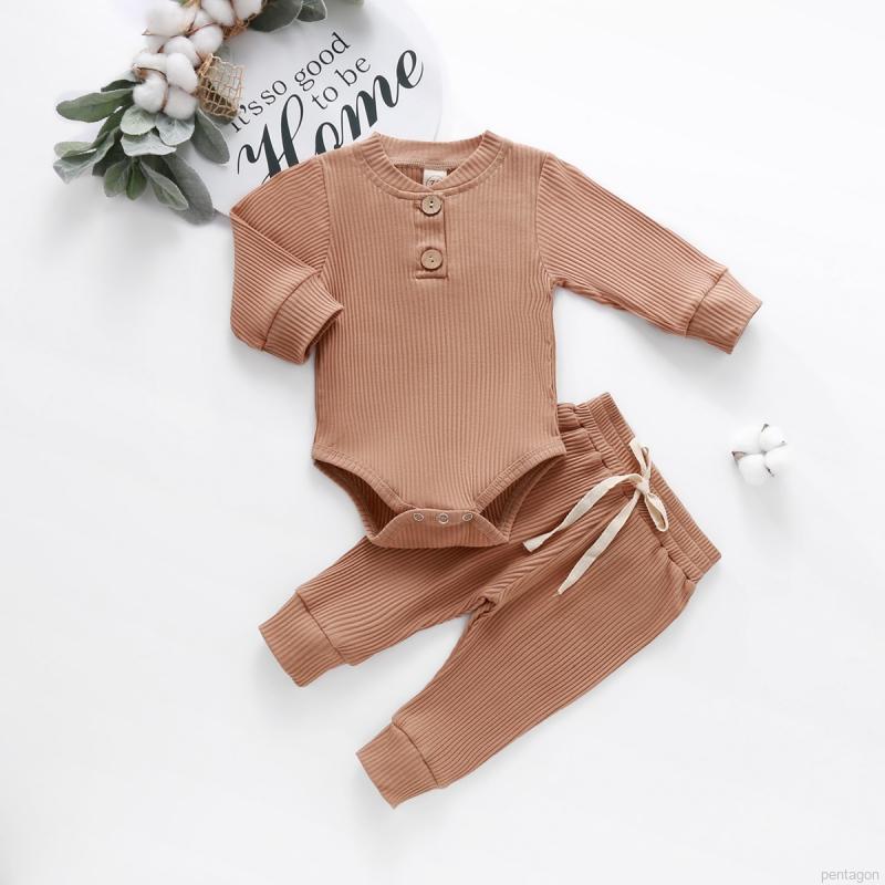 Set Áo Dài Tay Cổ Tròn Liền Quần Dài Ống Bó Thời Trang Nữ
