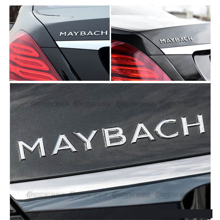 Tem Chữ 3d Maybach Dán đuôi Xe ô Tô MS-81