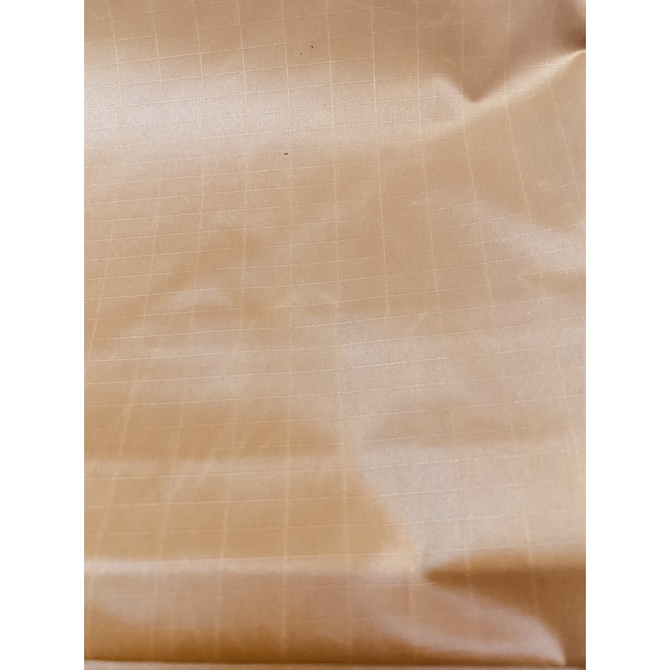 Vải may diều - màu vàng đất kẻ ô - khổ rộng 1.5m