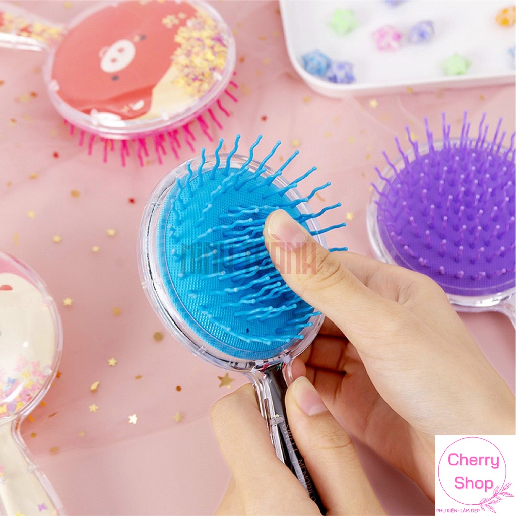 Lược Massage Kim Tuyến Cầm Tay Nhiều Mẫu Mã Đa Dạng