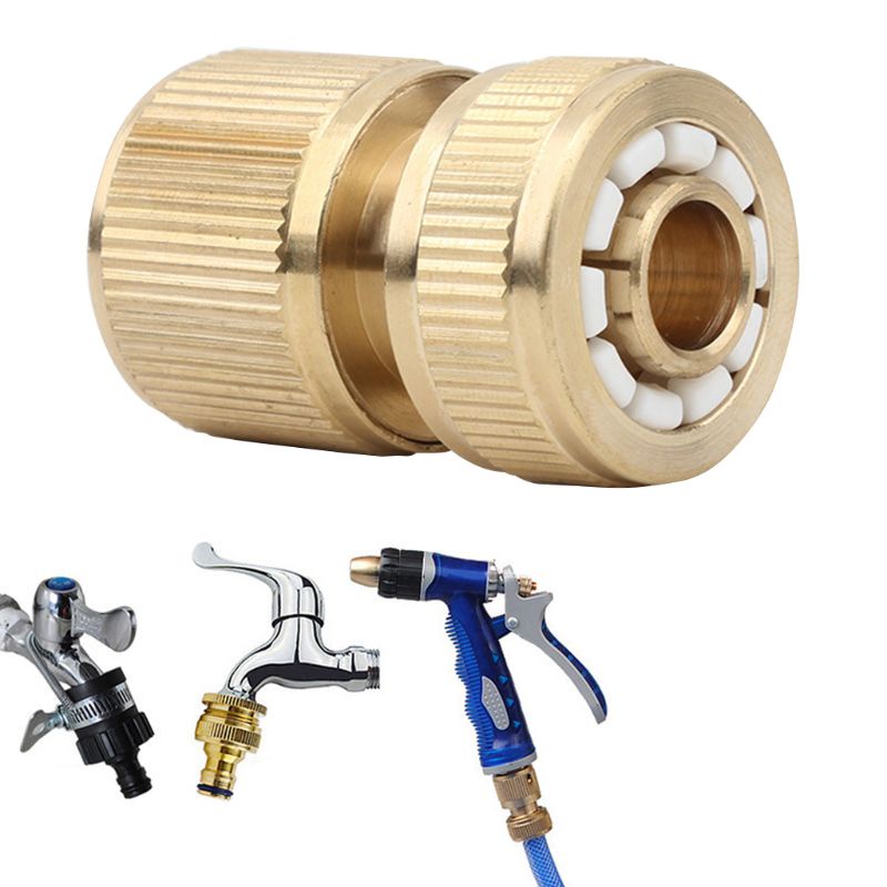 Đầu Nối Vòi Nước Tưới Vườn Bằng Đồng 1 2 inch