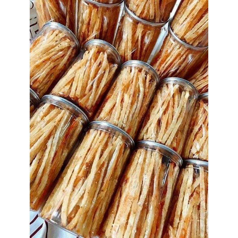 🐠🐠HŨ 250gr KHÔ CÁ THIỀU CẮT SỢi TẨM TiÊU🐠🐠