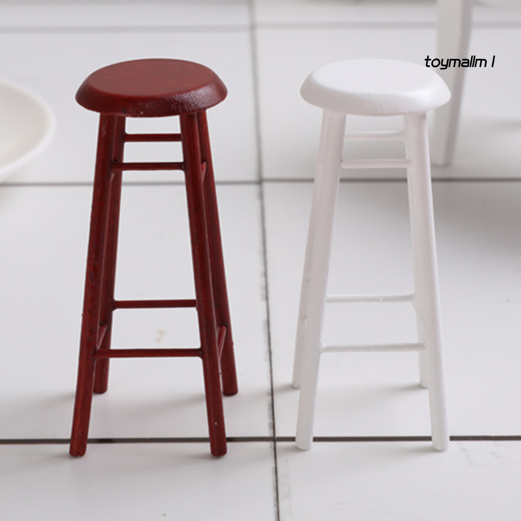 toymall Doll House Bar High Stool Model Home Scene Miniature Accessories Collection Gift