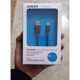 Cáp Sạc Lightning Anker PowerLine 0.9m - A8111