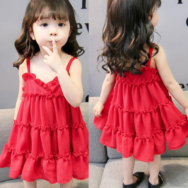 Đầm Công Chúa Không Tay Xinh Xắn Cho Bé Gái