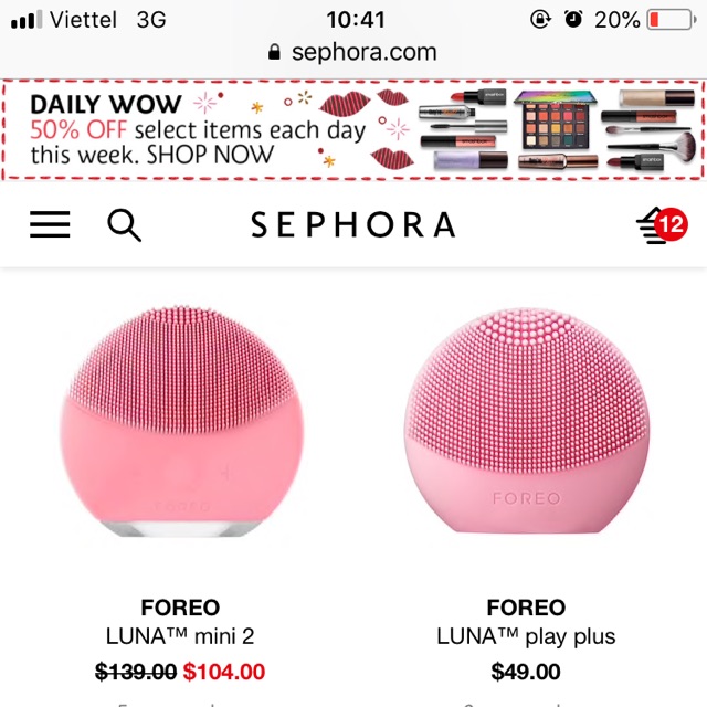 Foreo mini 2 khách đặt