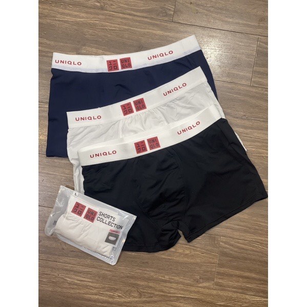 Quần Sịp Đùi Nam Uniqlo Cotton Co Giãn 4 Chiều.Quần Lót Nam Siêu Thoáng Đóng Túi Zip Xuất Khẩu
