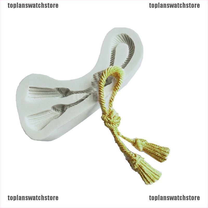 Khuôn Silicone Tạo Hình Dây Thừng Trang Trí Bánh
