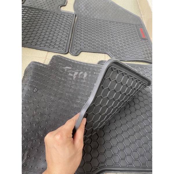 Lót Sàn Cao Su Xe Hyundai SantaFe 2019 2020 2021 2022 -Sàn Cao Su Đúc Ko Mùi