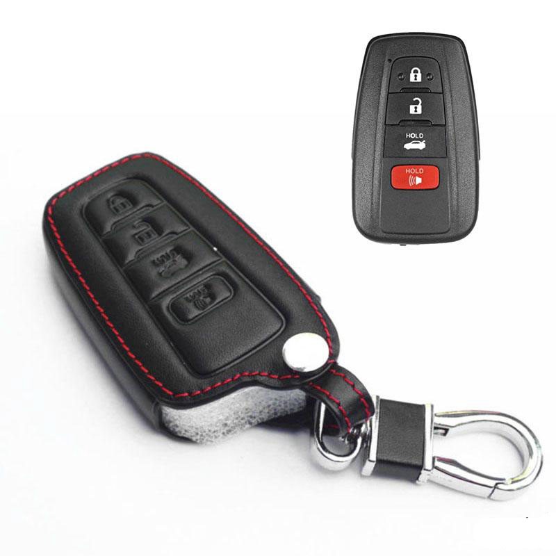 Bao da chìa khóa cho xe Toyota Camry, Corola Cross -kèm theo móc khóa