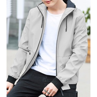 (tomboy) 3 màu - Áo khoác dù nam có nón cao cấp