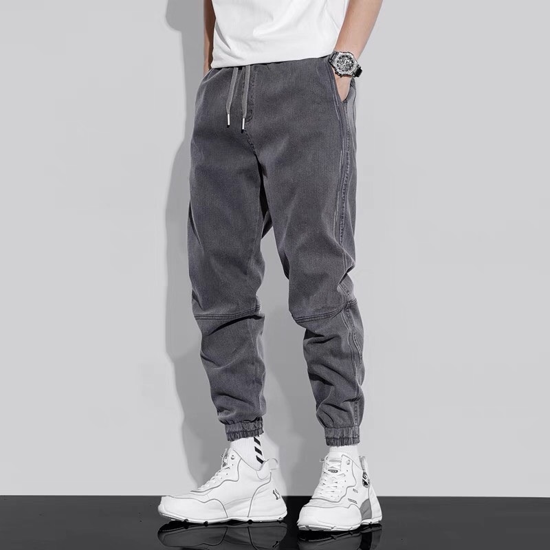 Quần Jean nam New Model Edo Menswear thêu sườn, dáng đẹp, co dãn nhẹ - xu hướng thời trang 2022