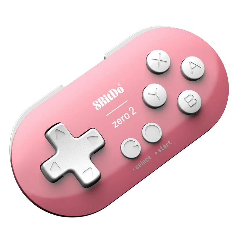 Tay Cầm Chơi Game Bluetooth Không Dây 8bitdo Zero 2 Màu Hồng