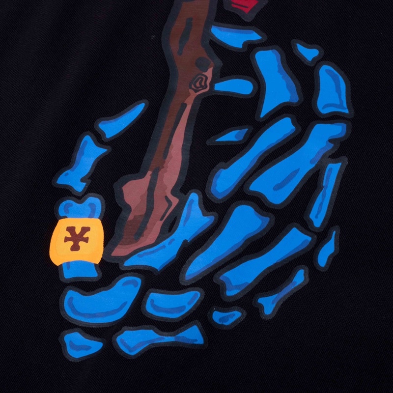 DirtyCoins x LilWuyn Print L/S T-Shirt - Black