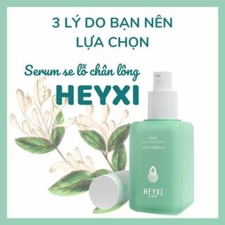 HEYXI serum Tinh chất chai nhỏ màu xanh lá cây thu nhỏ lỗ chân lông