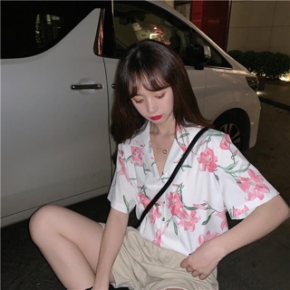 Áo lụa hoa loa kèn (có hình thật)