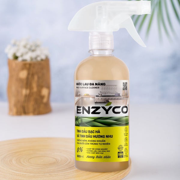 Trọn Bộ Siêu Tiết Kiệm - Nước Tẩy Rửa Sinh Học ENZYCO 90% Enzyme Lên Men Từ Dứa Và Bồ Hòn Biological cleaning product