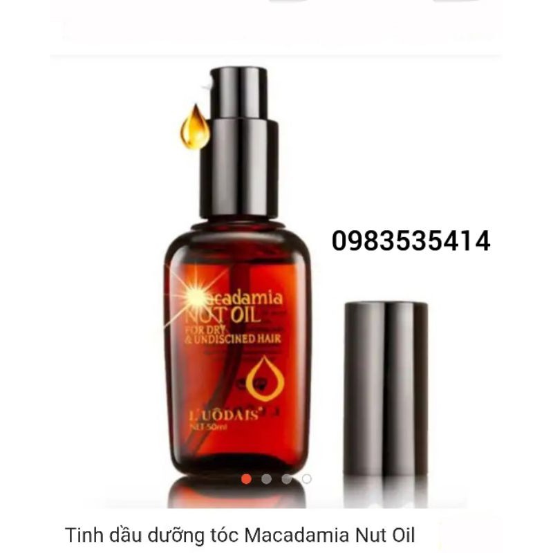 [SP Chính Hãng] Tinh dầu dưỡng tóc Macadamia Nut Oil. 50ml