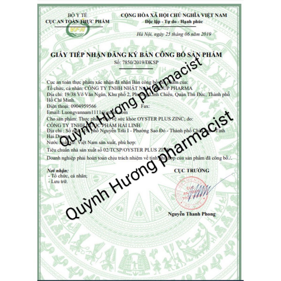 Viên uống OYSTER PLUS ZINC lọ 30 viên giúp tăng sức khỏe nam giới