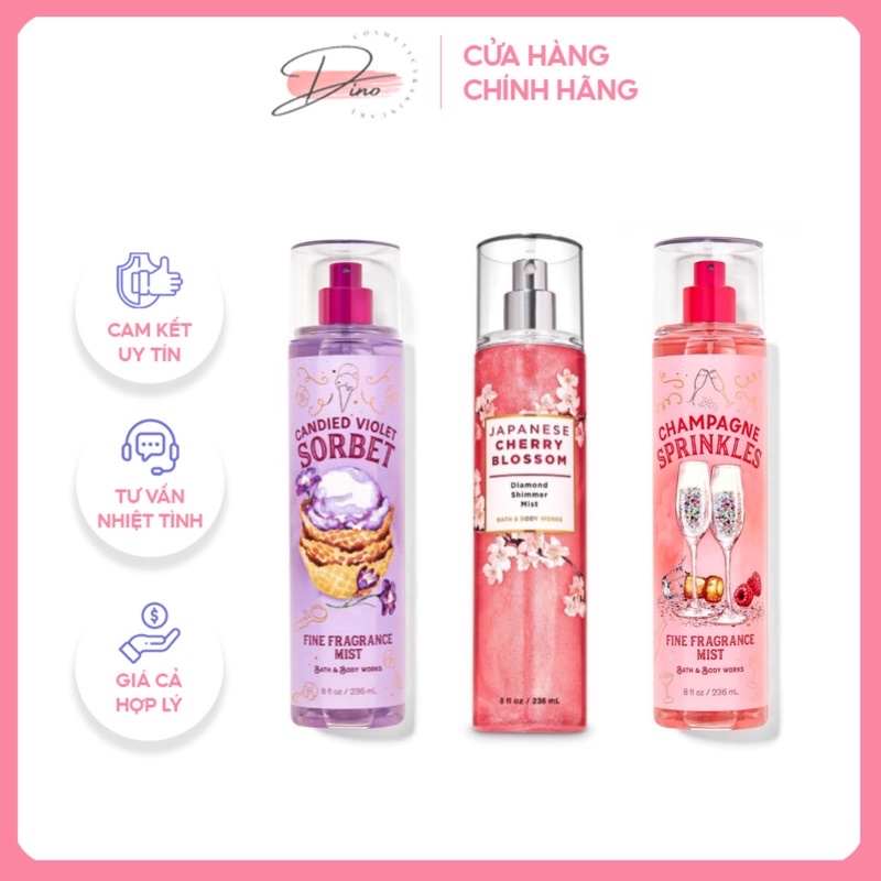Xịt Thơm Body Bath&Body Works