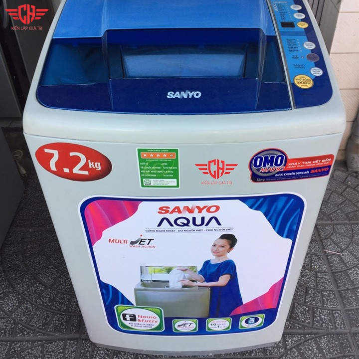 Tem dán máy giặt sanyo aqua mẫu 4